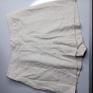 Leith White Skorts Cotton Blend Casual